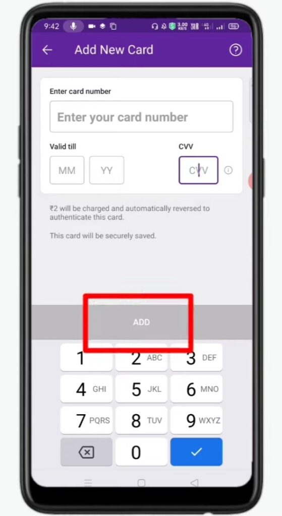 How to Add Credit Card in PhonePe