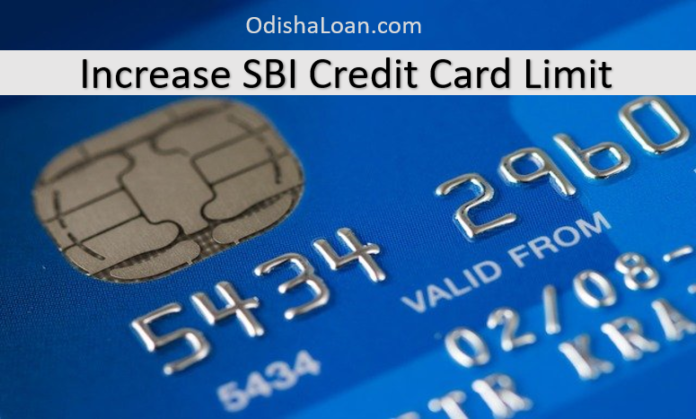 How to increase my SBI credit card limit online