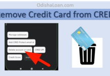 How to Remove credit card from CRED