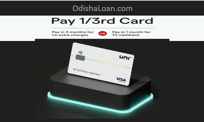 Uni pay 1/3 rd Card